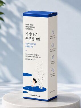 ROUND LAB Birch Juice Moisturizing Sunscreen SPF 50+ PA++++ 50ml Korean Skincare